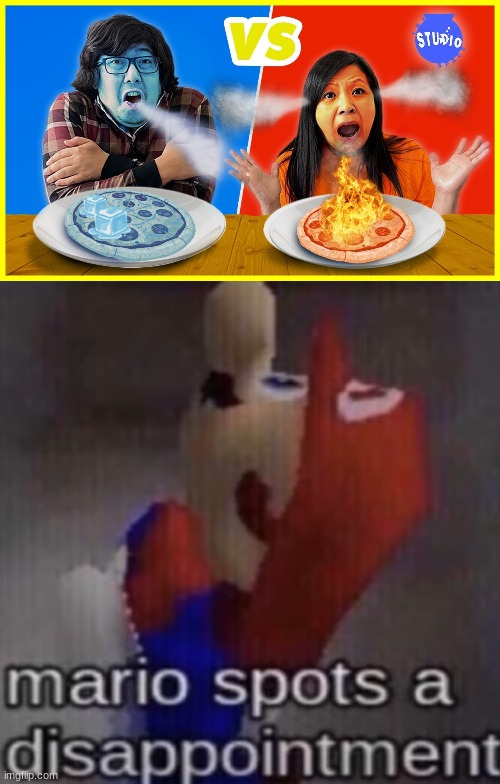 wtf | image tagged in mario spots a dissapointment | made w/ Imgflip meme maker