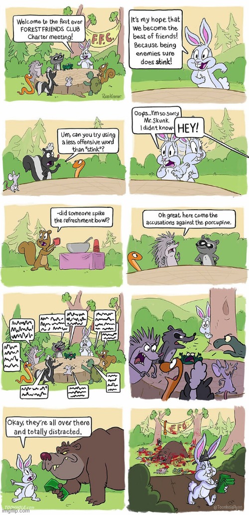 blame the fellas at the freakin FFC! | image tagged in comics/cartoons,animals,funny | made w/ Imgflip meme maker