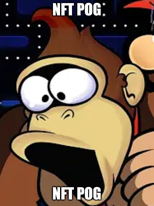 Donkey kong pog | NFT POG; NFT POG | image tagged in donkey kong pog | made w/ Imgflip meme maker