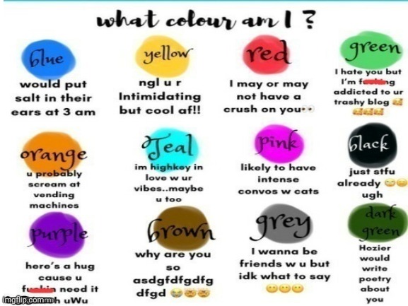 Idk | image tagged in colors | made w/ Imgflip meme maker