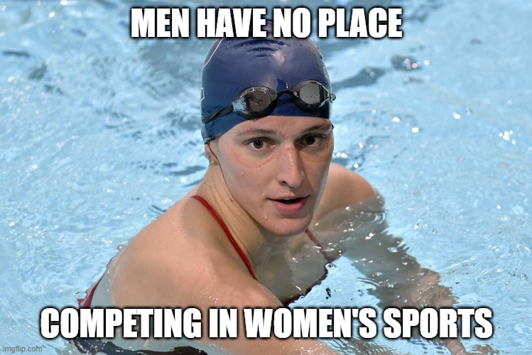 Biological Men competing in women's sports should stop | MEN HAVE NO PLACE; COMPETING IN WOMEN'S SPORTS | image tagged in biological men,womens sports | made w/ Imgflip meme maker