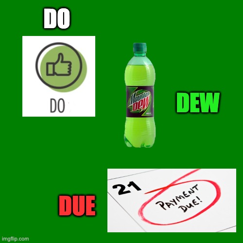 feeling cranky and pedantic: any questions? | DO; DEW; DUE | image tagged in blank green template,vocabulary,picky | made w/ Imgflip meme maker