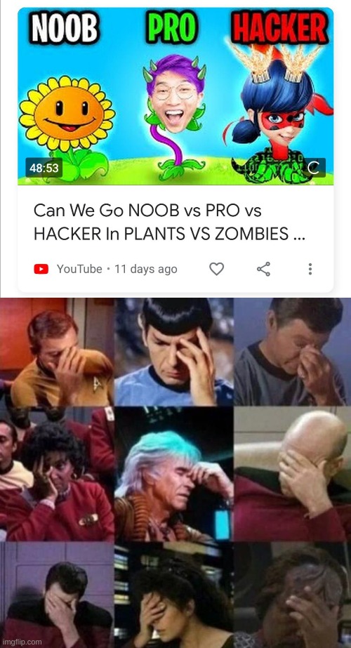 Bruh | image tagged in star trek face palm,memes,funny,certified bruh moment | made w/ Imgflip meme maker
