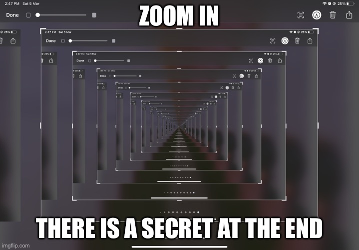 zoom in meme