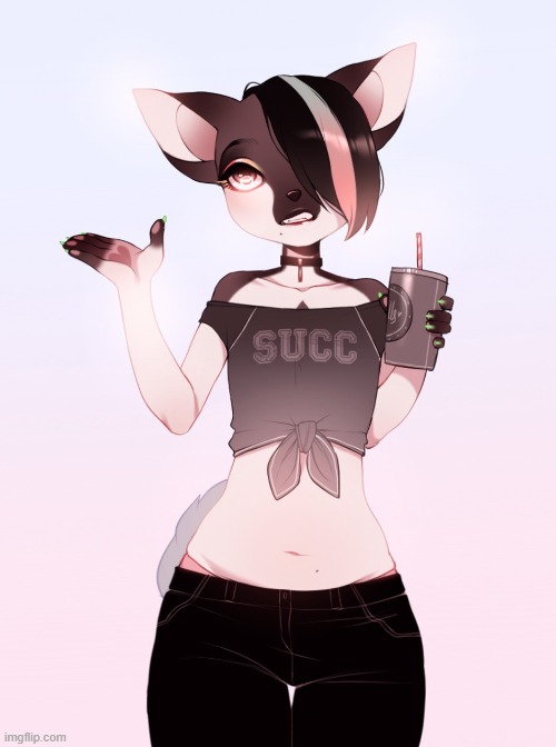 Succ. xD (By Frenky_HW) | image tagged in succ,memes,funny,furry,femboy,cute | made w/ Imgflip meme maker