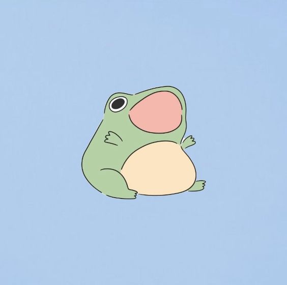 High Quality cute frog Blank Meme Template