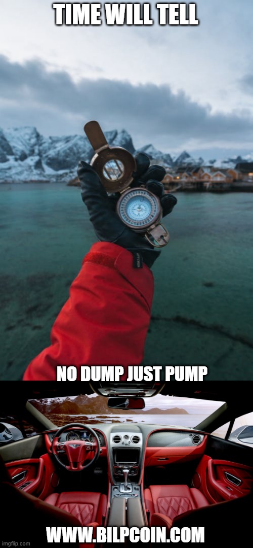 TIME WILL TELL; NO DUMP JUST PUMP; WWW.BILPCOIN.COM | made w/ Imgflip meme maker