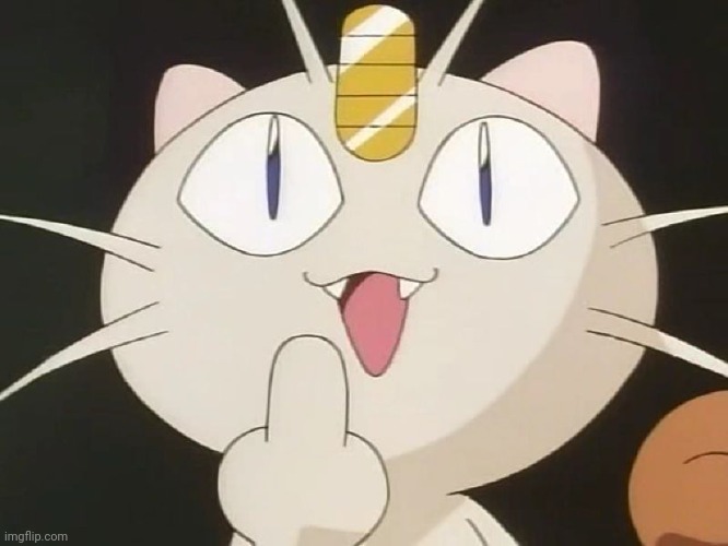 Meowth Middle Claw | image tagged in meowth middle claw | made w/ Imgflip meme maker