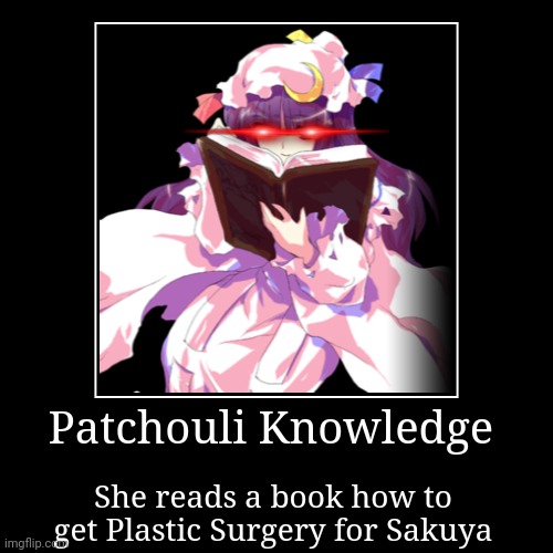 She Reads WHAT? | image tagged in demotivationals,unfunny as hecc,touhou,ay yo wtf | made w/ Imgflip demotivational maker