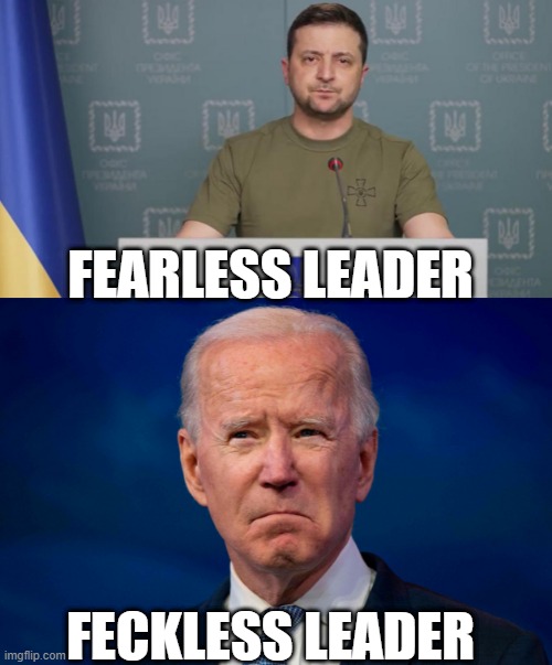 Fearless vs. Feckless | FEARLESS LEADER; FECKLESS LEADER | image tagged in leadership | made w/ Imgflip meme maker