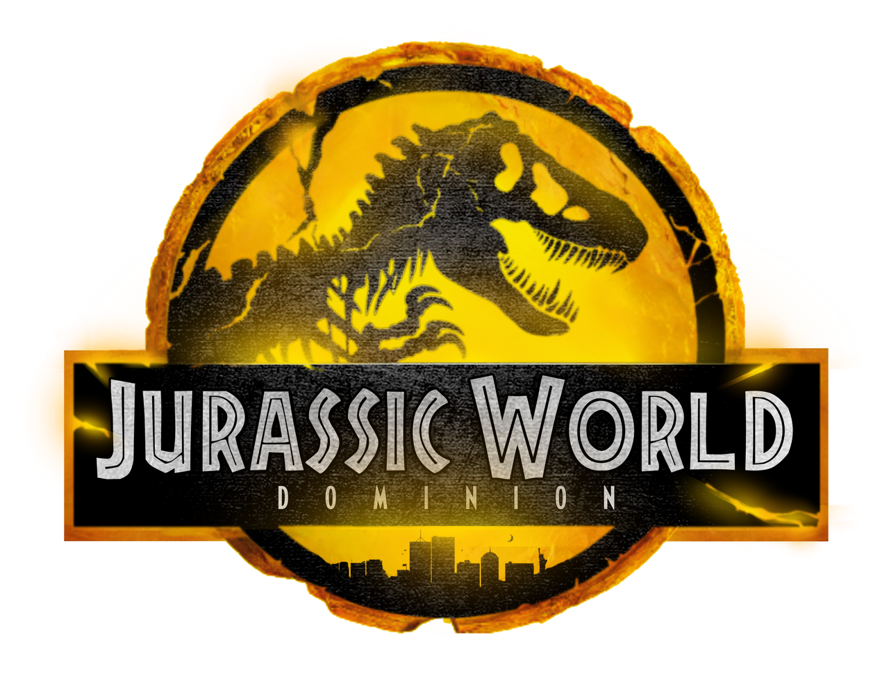 High Quality Jurassic World Dominion Logo Blank Meme Template