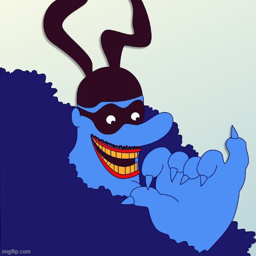 Blue Meany | image tagged in blue meany | made w/ Imgflip meme maker
