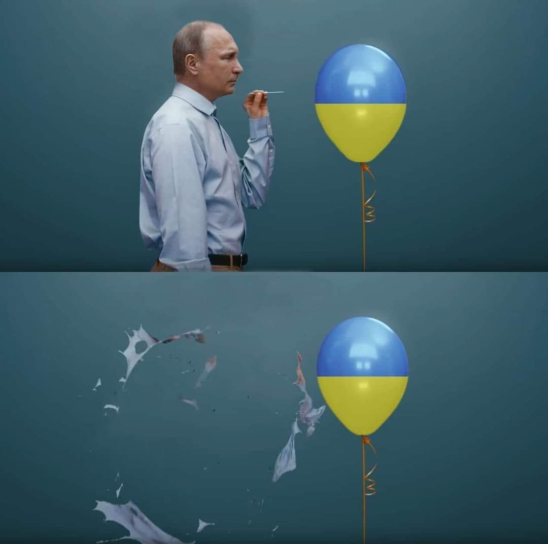 High Quality Putin Poppin Blank Meme Template