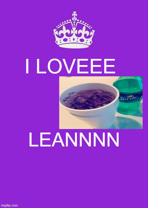 Keep Calm And Carry On Purple | I LOVEEE; LEANNNN | image tagged in memes,keep calm and carry on purple | made w/ Imgflip meme maker