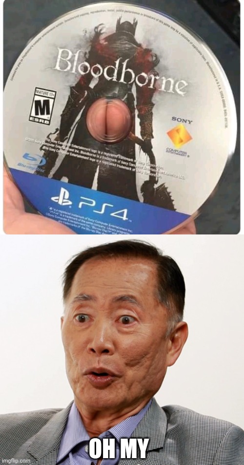 HAD TO TAKE A SECOND LOOK AT THAT | OH MY | image tagged in george takei oh my,video games,ps4 | made w/ Imgflip meme maker