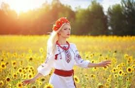 High Quality Ukraine Sunflower GIrl Blank Meme Template