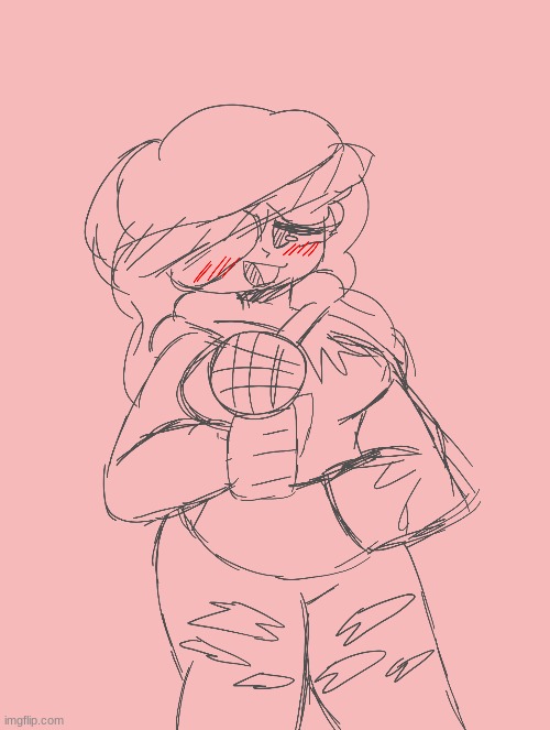 WIP Sketch on Drawing Ruby From the Starlight Mayhem Mod as requested byEnder_likes_starlight_mayhem! | image tagged in yeyyy,if you guys have requests for fnf tell me -w- | made w/ Imgflip meme maker