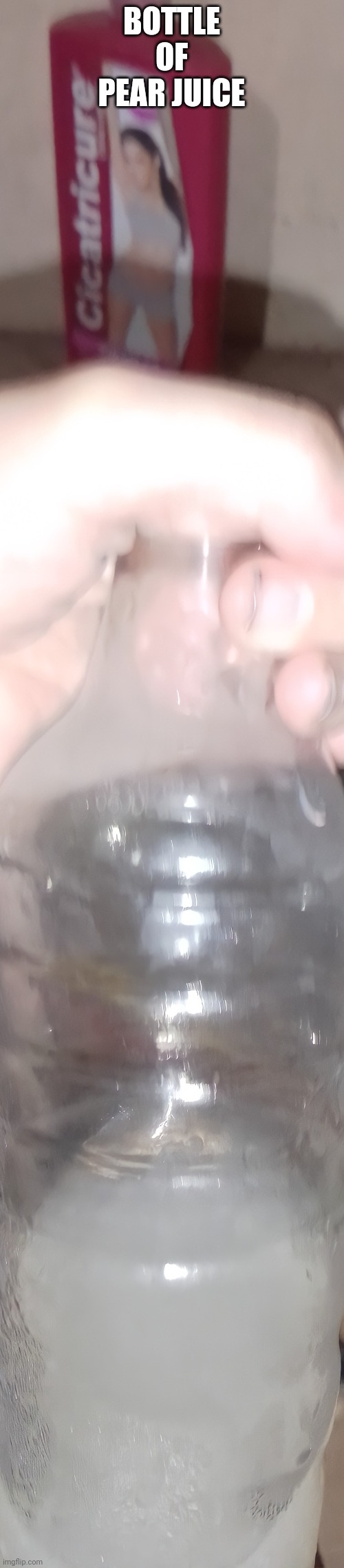 BOTTLE OF PEAR JUICE | made w/ Imgflip meme maker