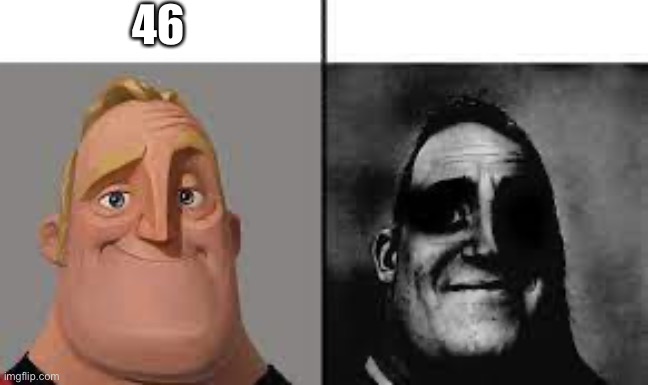 Normal and dark mr.incredibles | 46 | image tagged in normal and dark mr incredibles | made w/ Imgflip meme maker