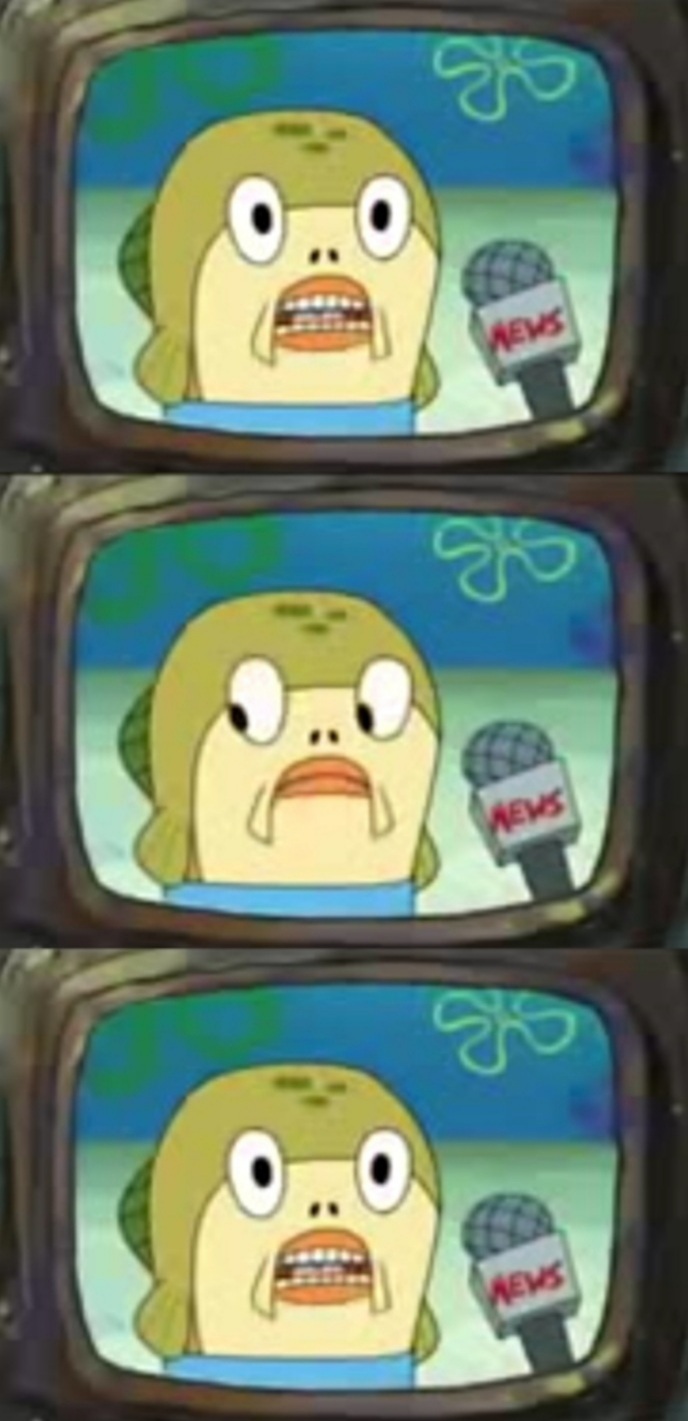 Spongebob fish interview Blank Meme Template