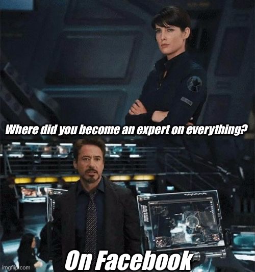 Facebook experts: edukayshun | Where did you become an expert on everything? On Facebook | image tagged in when did you become an expert,facebook,lol,memes,edukayshun | made w/ Imgflip meme maker