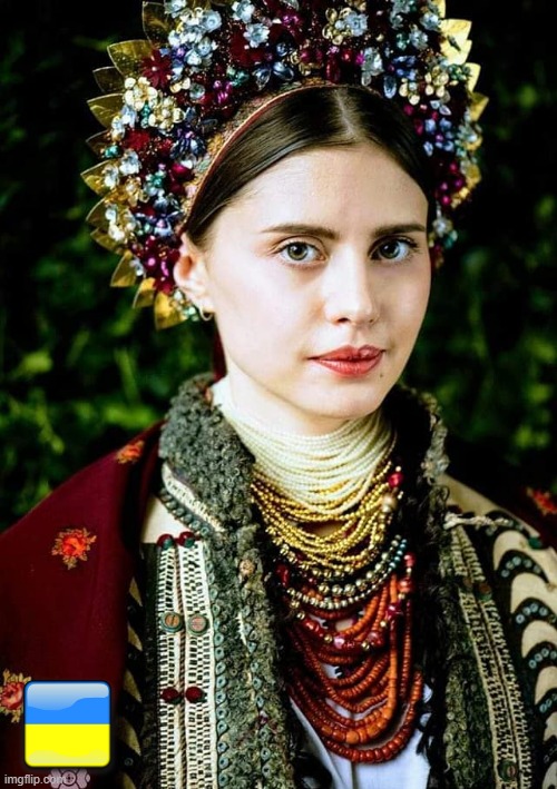 Ukrainian National Costume | image tagged in history of the world | made w/ Imgflip meme maker