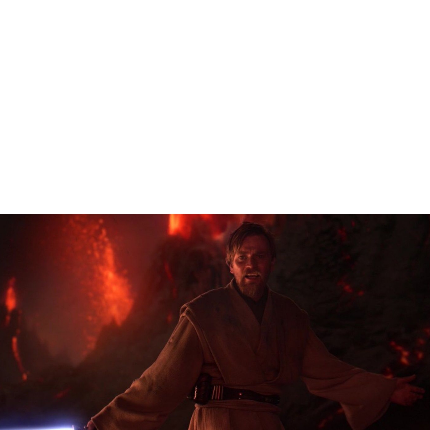 Obi Wan template Blank Meme Template