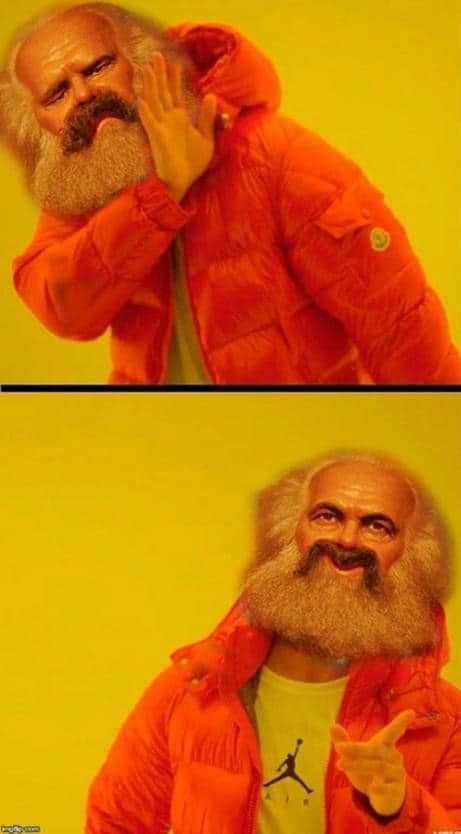 Marx no yes Blank Meme Template