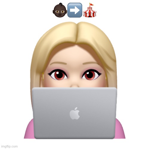Peach is looking | 👶🏿➡️🎪 | image tagged in peach is looking | made w/ Imgflip meme maker