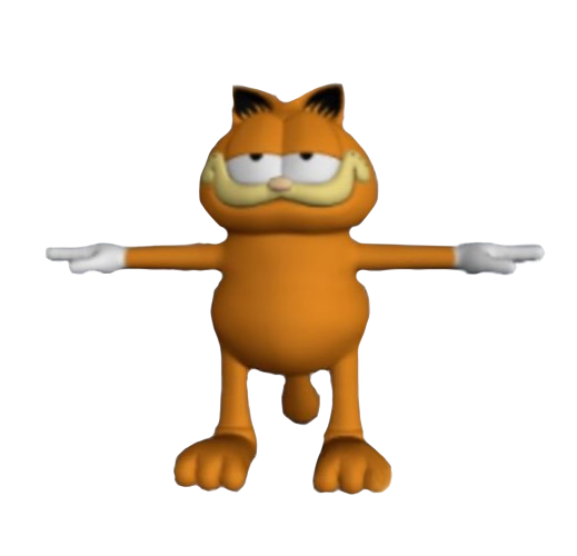 High Quality Garfield.PnG Blank Meme Template