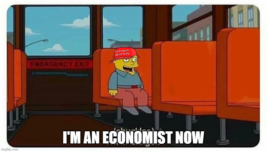 Ralph in danger | I'M AN ECONOMIST NOW | image tagged in ralph in danger | made w/ Imgflip meme maker