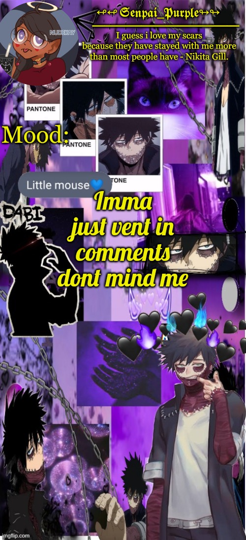 Dabi Temp :D | Imma just vent in comments dont mind me | image tagged in dabi temp d | made w/ Imgflip meme maker