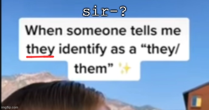 sir-? | made w/ Imgflip meme maker