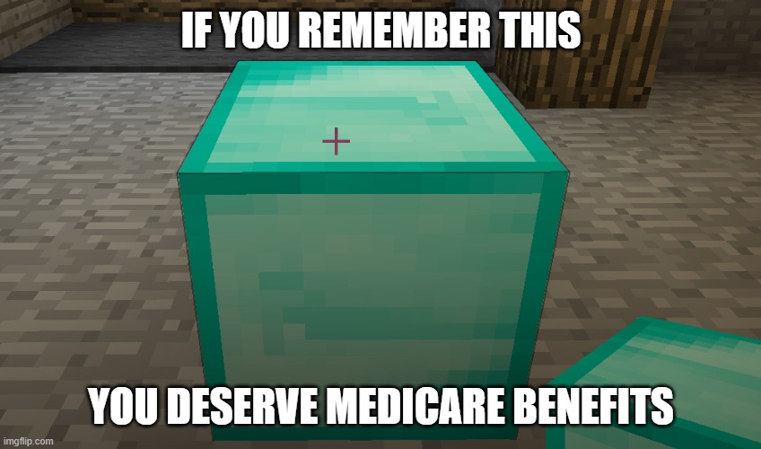 the textures updated with 1.13 so i miss this | IF YOU REMEMBER THIS; YOU DESERVE MEDICARE BENEFITS | image tagged in old,minecraft | made w/ Imgflip meme maker