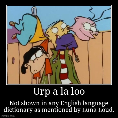 image tagged in funny,demotivationals,the loud house,ed edd n eddy,luna loud,dictionary | made w/ Imgflip demotivational maker