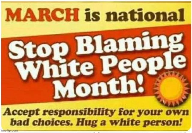 DYEXIUH AHAHHA- dear crackers, I wanna apologize for hating you. this month, we celebrate white supremacy. | made w/ Imgflip meme maker