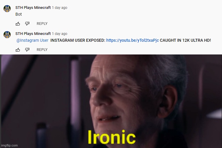 facepalm | image tagged in palpatine ironic text,star wars,minecraft,captain picard facepalm,exposed,barney will eat all of your delectable biscuits | made w/ Imgflip meme maker