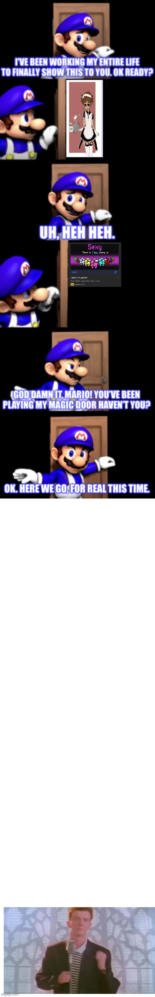 IDK why i made this | image tagged in smg4 door full version,funny | made w/ Imgflip meme maker