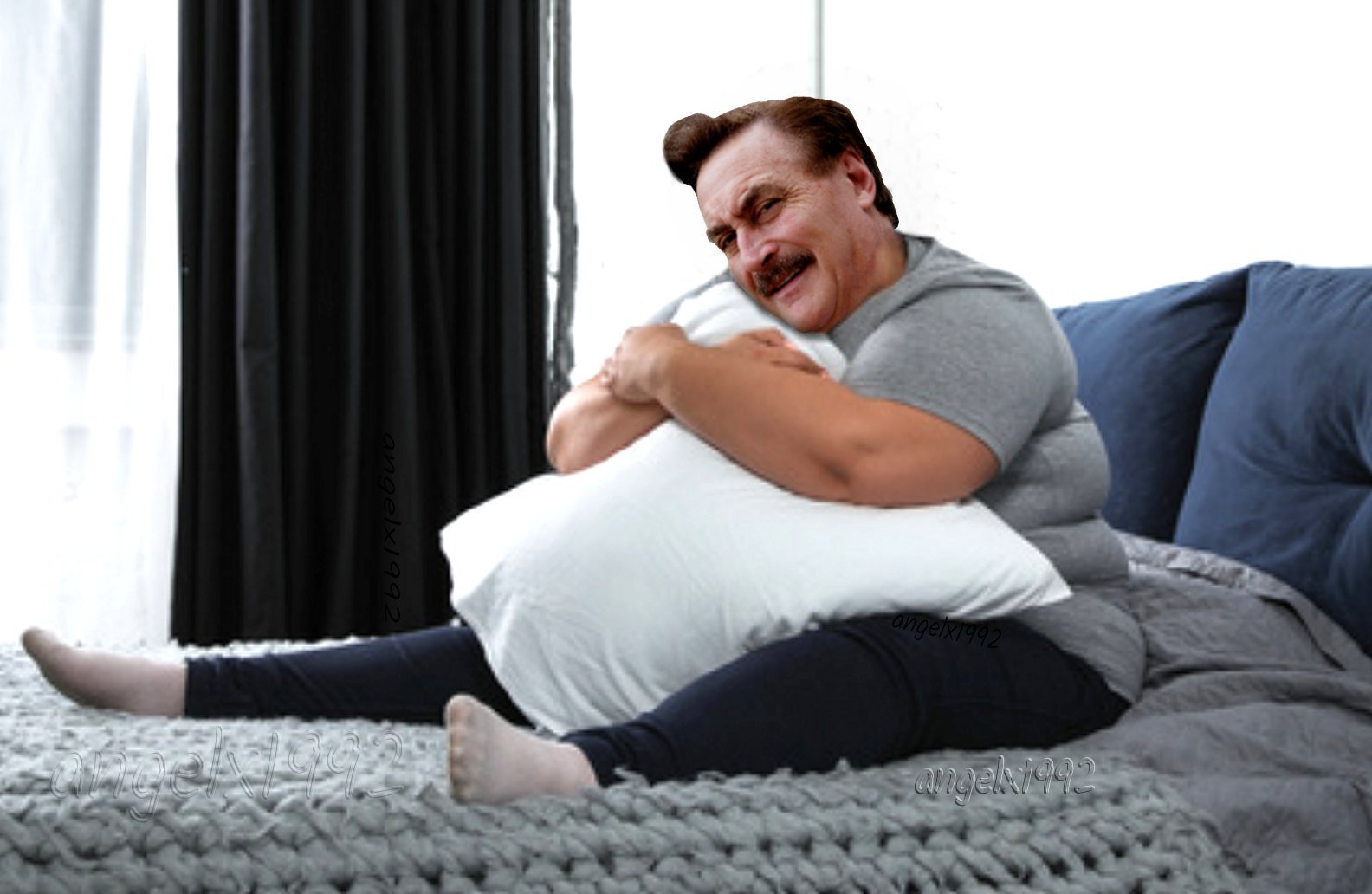 High Quality mike lindell Blank Meme Template