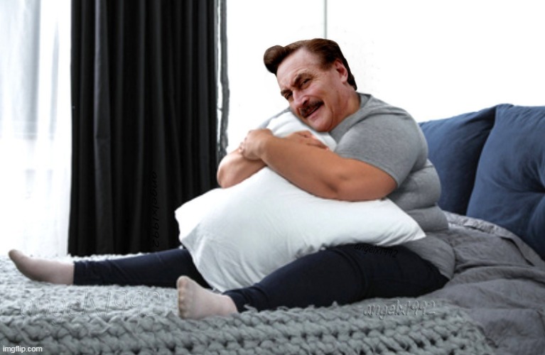 mike lindell | image tagged in mike lindell,my pillow,qanon cult,clown car republicans,scumbag republicans,crying mike | made w/ Imgflip meme maker