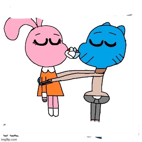 Did I do good | image tagged in anais kisses gumball | made w/ Imgflip meme maker