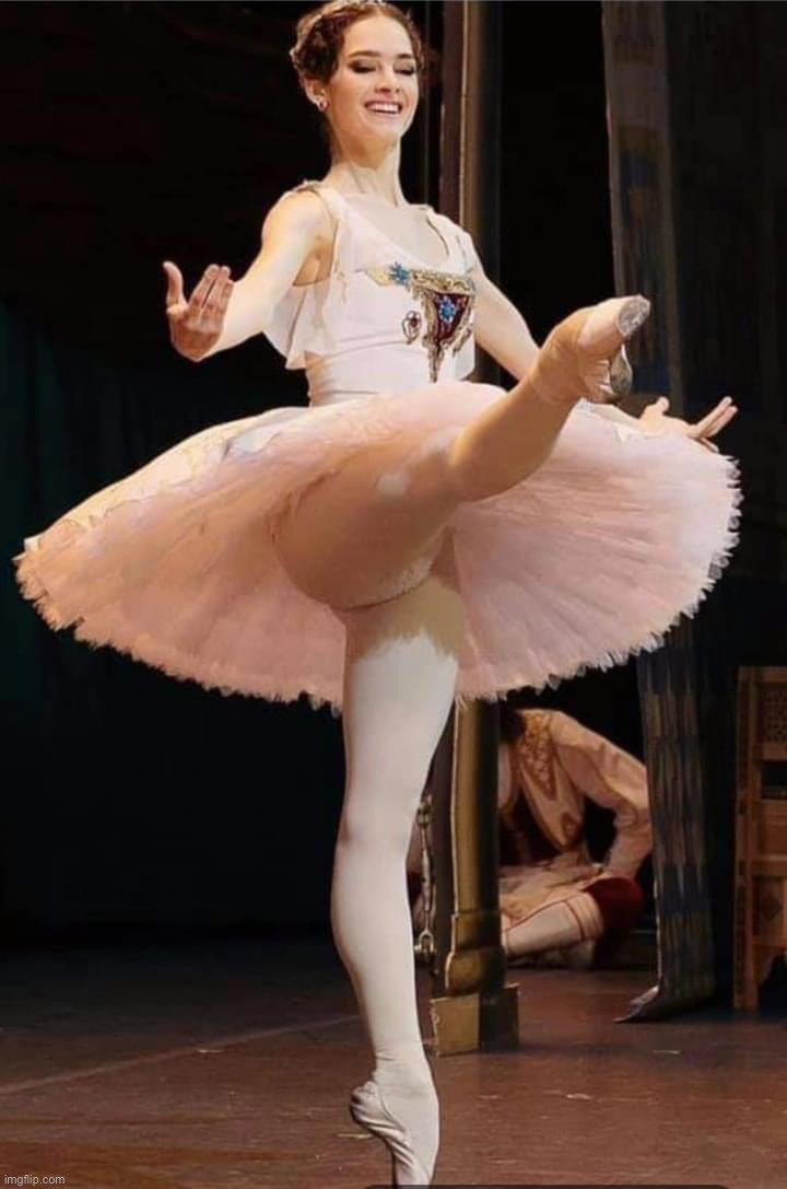 Ballerina kick | image tagged in ballerina kick | made w/ Imgflip meme maker