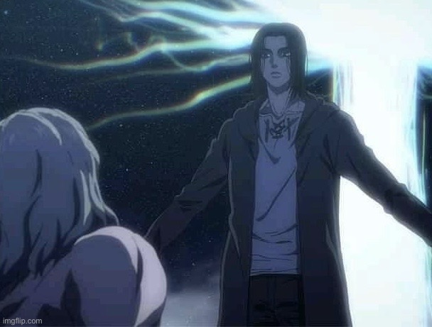 Eren T-pose | image tagged in eren t-pose | made w/ Imgflip meme maker