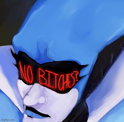 no bitches? | image tagged in no bitches | made w/ Imgflip meme maker