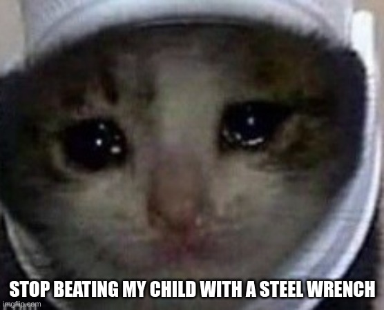 STOP BEATING MY CHILD WITH A STEEL WRENCH | made w/ Imgflip meme maker