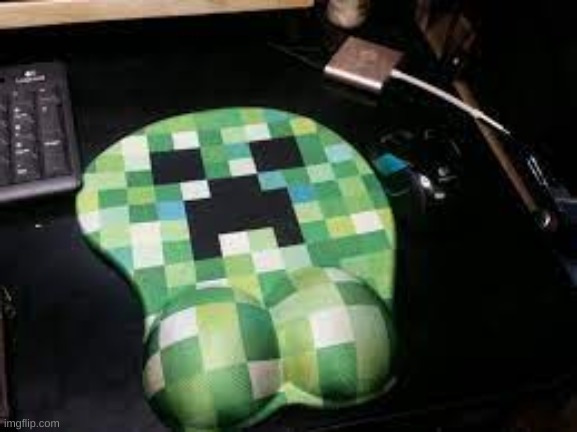 creeper with boobs | image tagged in boobs,minecraft,creeper,memes,i'll take your entire stock,blursed | made w/ Imgflip meme maker