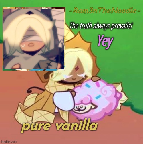 PureVanilla | Yey; pure vanilla | image tagged in purevanilla | made w/ Imgflip meme maker