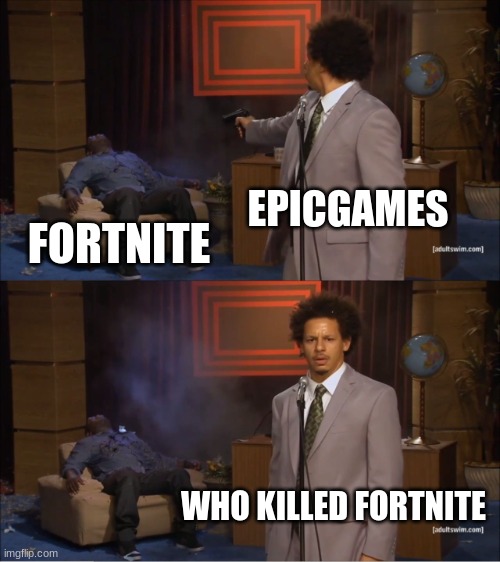 Who Killed Hannibal | EPICGAMES; FORTNITE; WHO KILLED FORTNITE | image tagged in memes,who killed hannibal | made w/ Imgflip meme maker