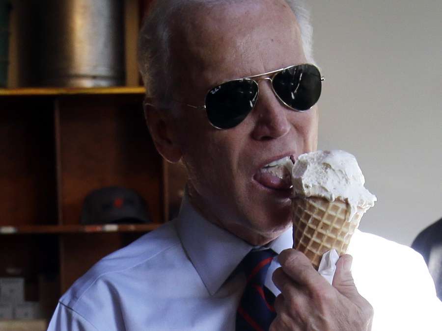 Joe Biden Ice Cream Blank Meme Template