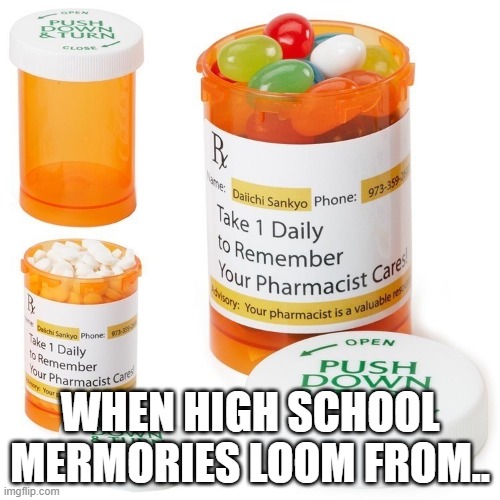 Vote Hillary 2024 |  WHEN HIGH SCHOOL MERMORIES LOOM FROM.. | image tagged in vote now,every vote counts,vote,presidential election,2028 | made w/ Imgflip meme maker